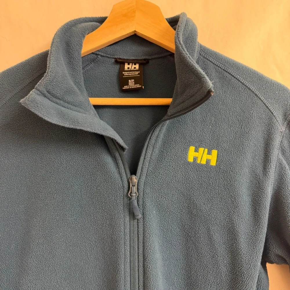Helly Hansen Mens S Blue Zip Daybreaker‎ Lightweight Fleece Jacket Gorpcore S